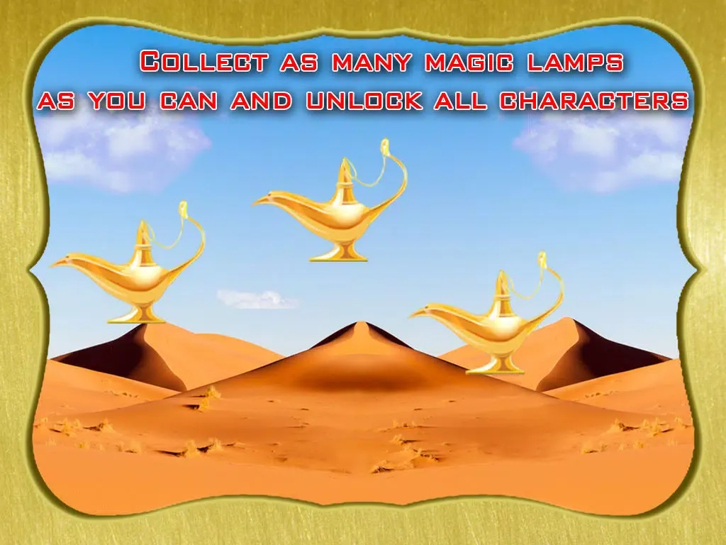 Arabian Flying Carpet Night : The Quest for the Magic Lamps - Free Edition iPad  Screenshots