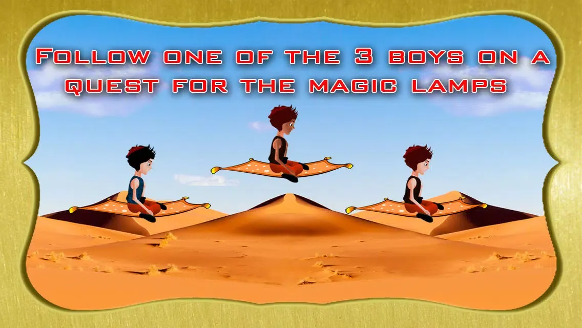 Arabian Flying Carpet Night : The Quest for the Magic Lamps - Free Edition Screenshots