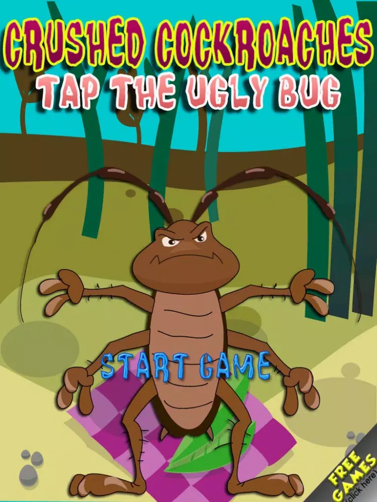 Zrzuty ekranu Crushed cockroaches - Tap the ugly bug game - Free Edition iPad 
