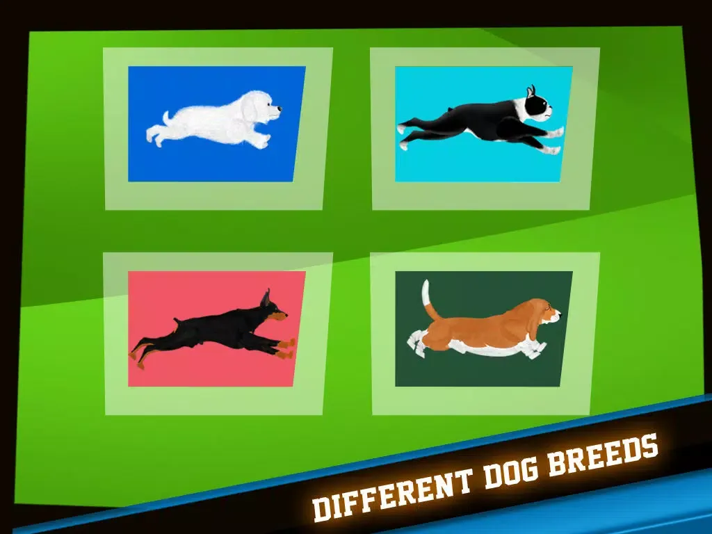 Dog Agility Obstacles Dressage Race Contest - Free Edition iPad  Screenshots