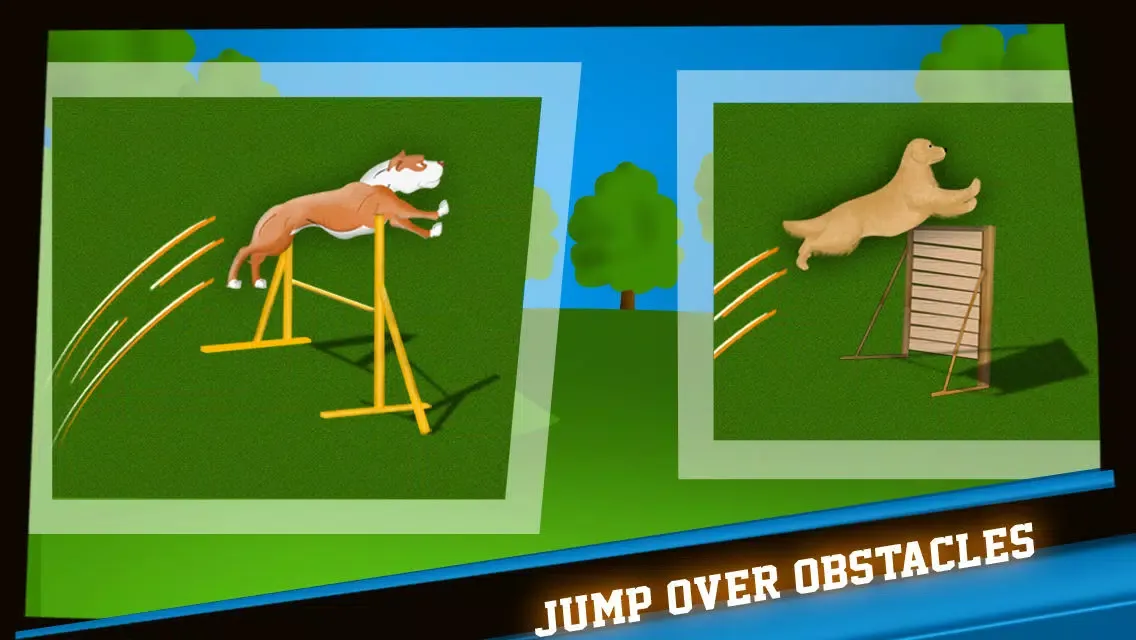 Dog Agility Obstacles Dressage Race Contest - Free Edition Screenshots