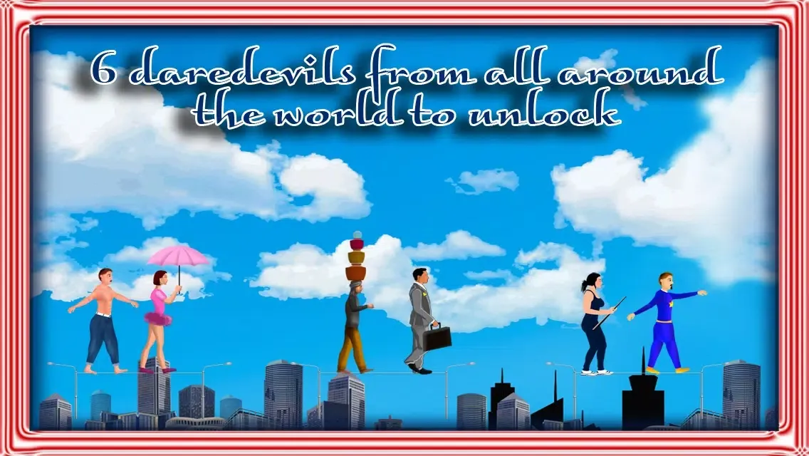 Equilibrium Balance Feat of Death : The tightrope sky walker above the City - Free Edition Screenshots