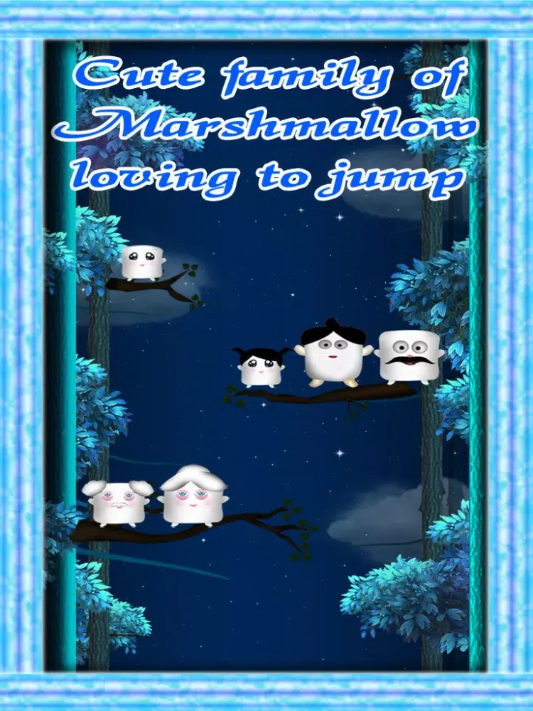 Marshmallow Jump : The Camp fire horror stories - Free Edition iPad 应用截图