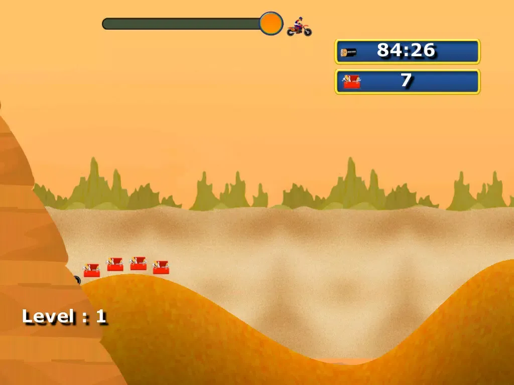 Motocross super rally - The motor bike desert race - Free Edition iPad  스크린샷