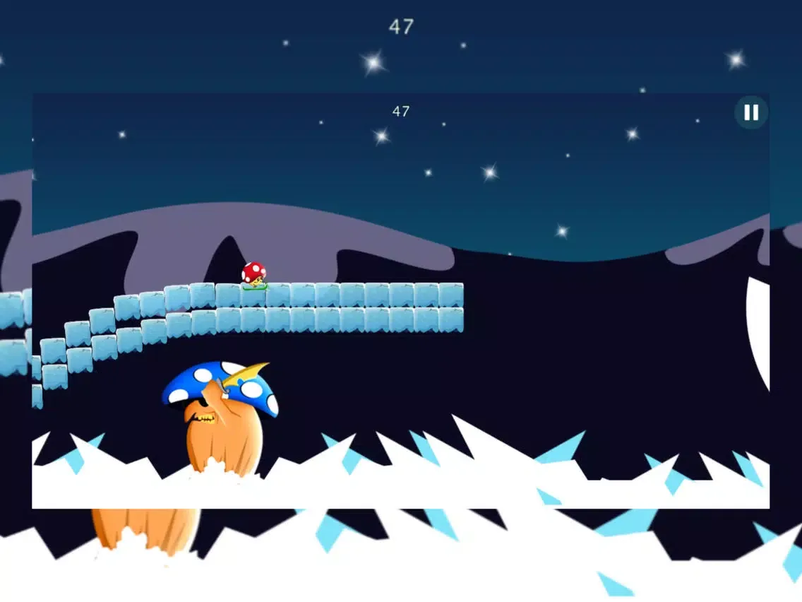 Mushroom Fun Ski Race - Free iPad 應用截圖