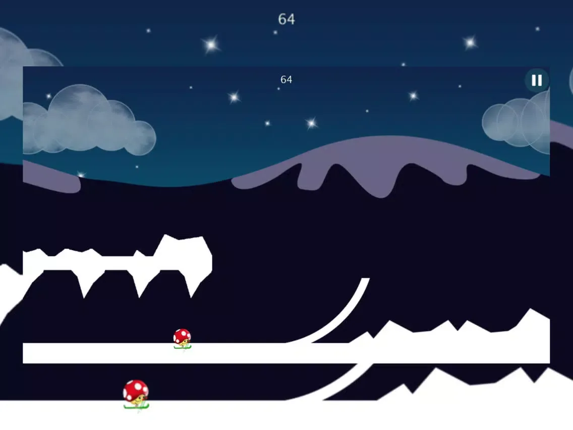 Mushroom Fun Ski Race - Free iPad 應用截圖