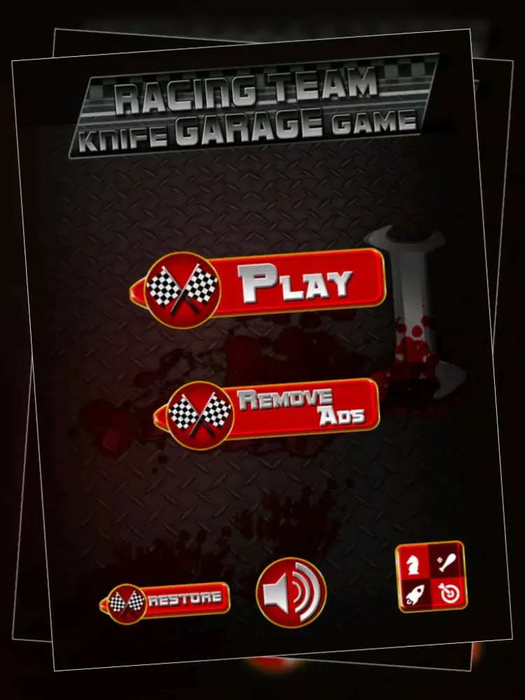 Racing Team Knife Garage Game : The Race across your finger - Free Edition iPad  স্ক্রিনশট