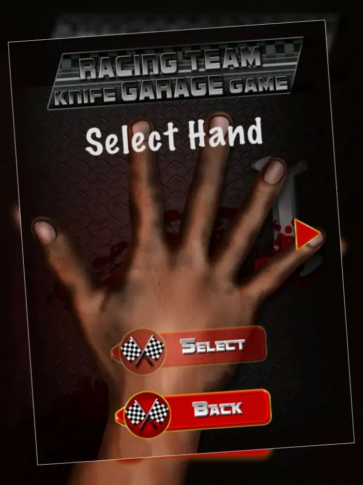 Racing Team Knife Garage Game : The Race across your finger - Free Edition iPad  স্ক্রিনশট