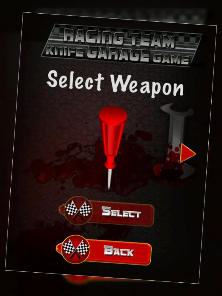 Racing Team Knife Garage Game : The Race across your finger - Free Edition iPad  স্ক্রিনশট