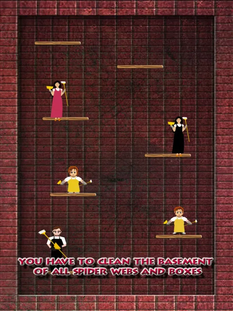Spring Cleaning Time : Jump to Get Out of the Dirty Basement - Free Edition iPad  স্ক্রিনশট