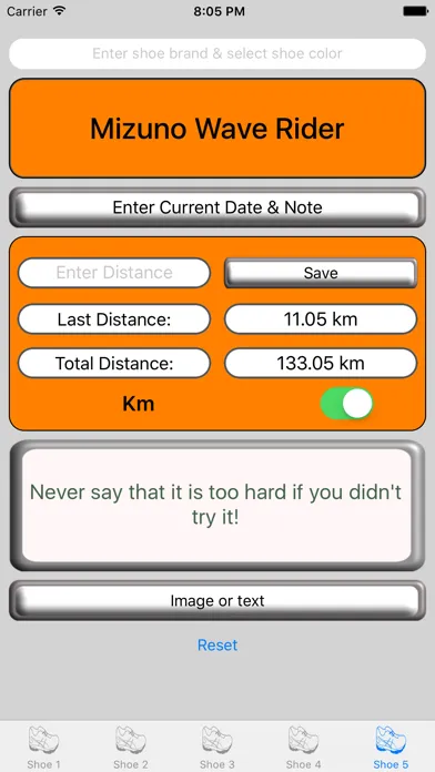 Running Shoe distance应用截图