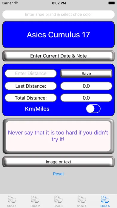 Running Shoe distance应用截图