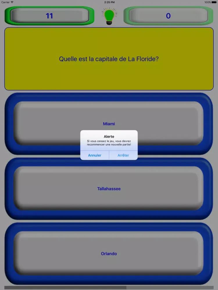Capturas de pantalla de Quiz Français - Mélis-Mélos iPad 