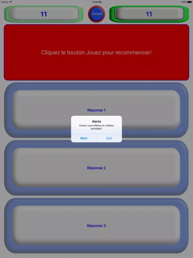 Capturas de pantalla de Quiz Français - Mélis-Mélos iPad 