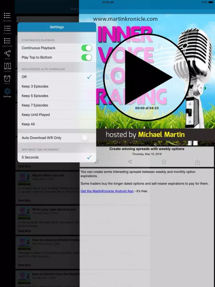 The Michael Martin Show iPad 應用截圖
