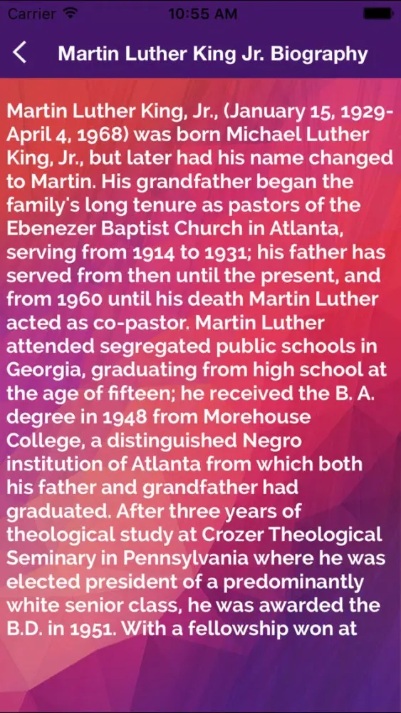 Martin Luther King Jr. Quotes, Saying & biography স্ক্রিনশট