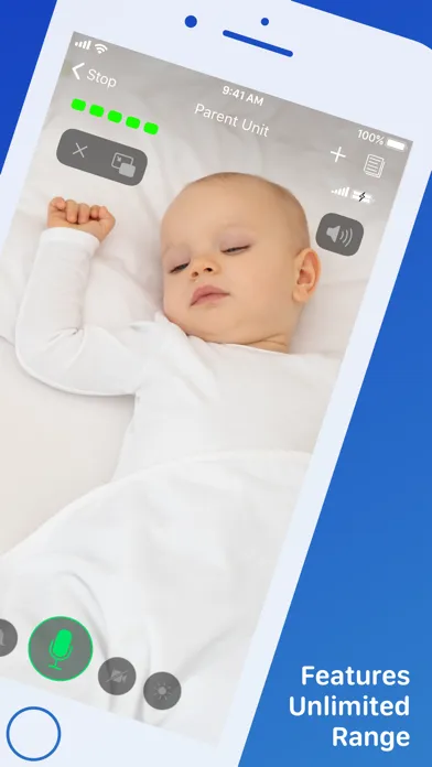 Capturas de tela do Cloud Baby Monitor