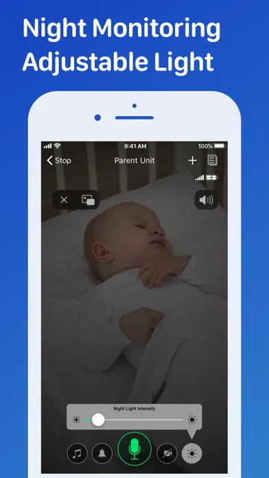 Capturas de tela do Cloud Baby Monitor