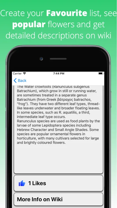 Zrzuty ekranu Flowers Dictionary