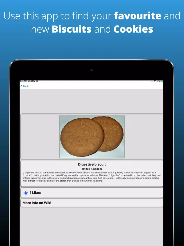 Capturas de tela do Biscuits & Cookies Dictionary iPad 