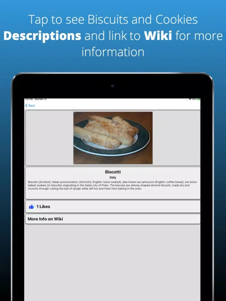 Capturas de tela do Biscuits & Cookies Dictionary iPad 