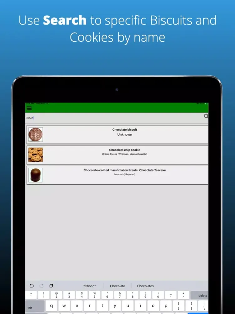 Capturas de tela do Biscuits & Cookies Dictionary iPad 