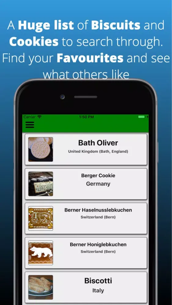 Capturas de tela do Biscuits & Cookies Dictionary