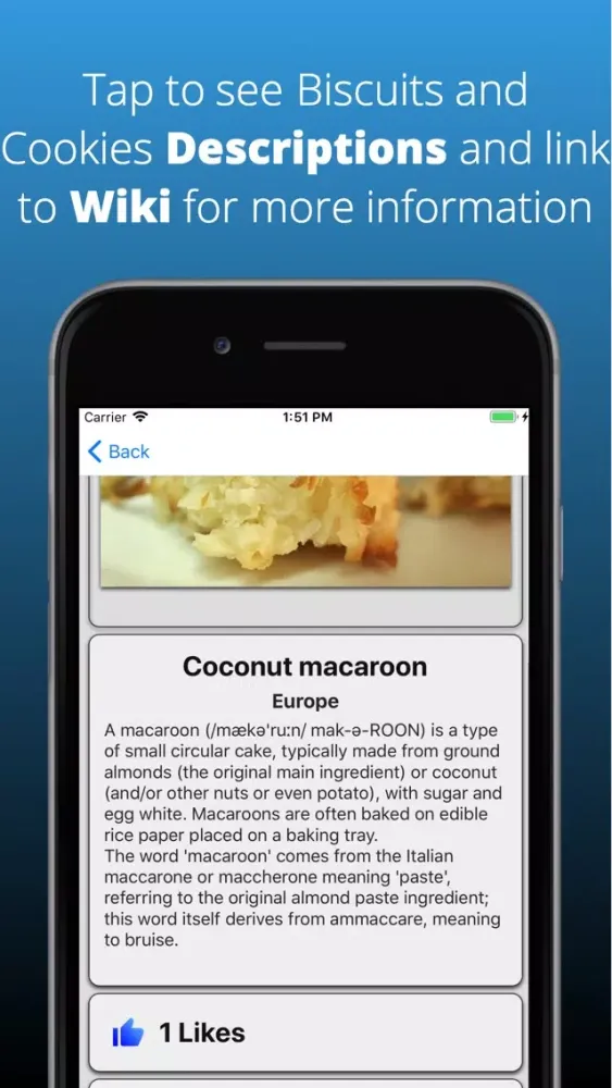 Capturas de tela do Biscuits & Cookies Dictionary