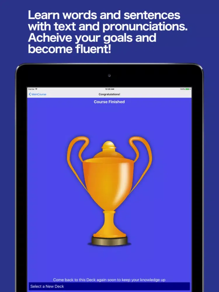 Capturas de tela do Learn Japanese JLPT N5 Pro iPad 