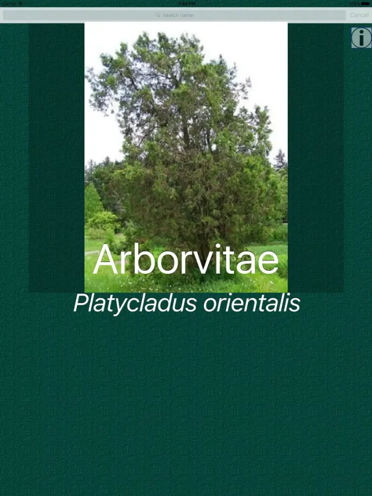 Tree Dictionary Pro iPad  سکرین شاٹس