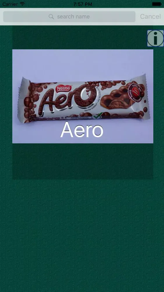 Chocolates & Sweets Dictionary স্ক্রিনশট