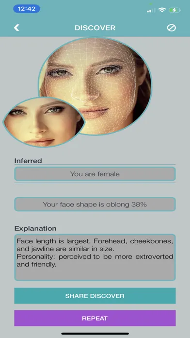 Capturas de tela do Face Look with AI