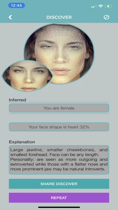 Capturas de tela do Face Look with AI