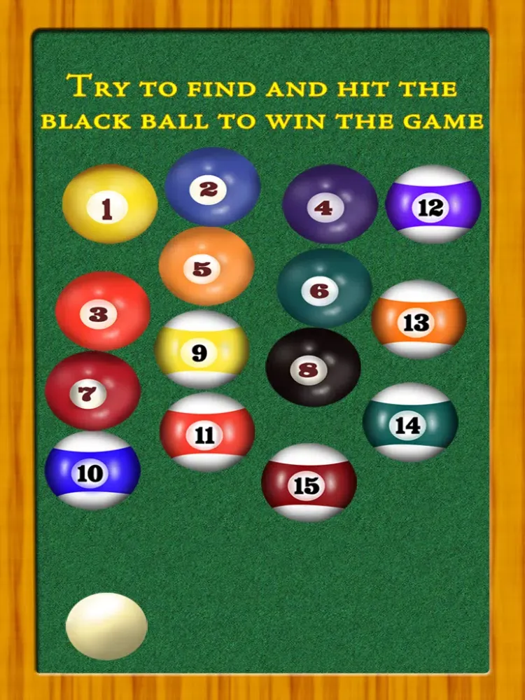 Billiards Pool Table Unlimited 8-ball Tournament : Hit the black ball - Free Edition iPad  Screenshots