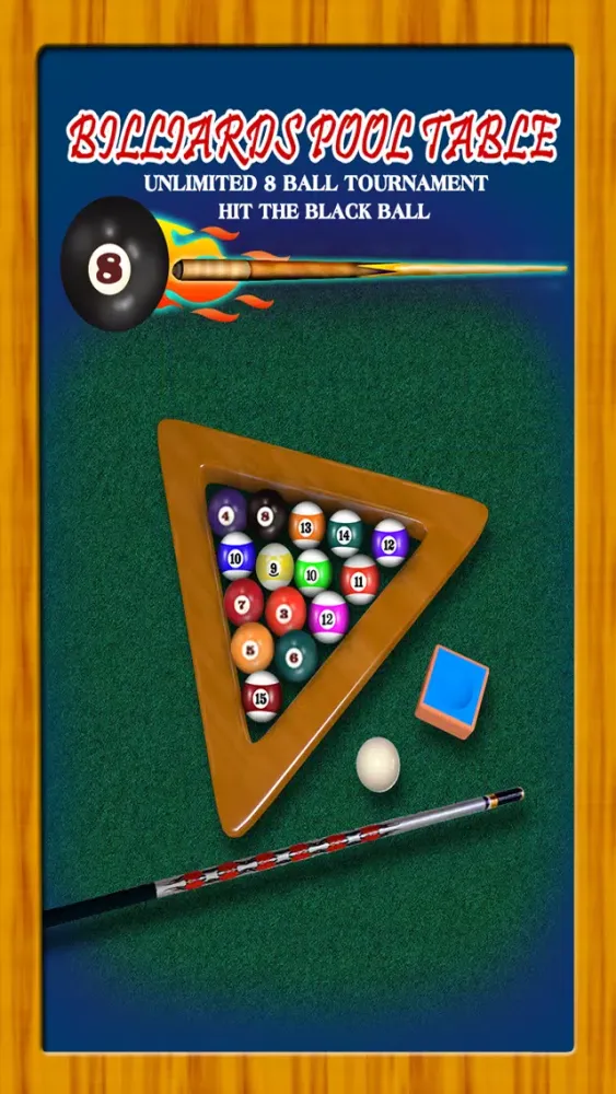 Billiards Pool Table Unlimited 8-ball Tournament : Hit the black ball - Free Edition Screenshots