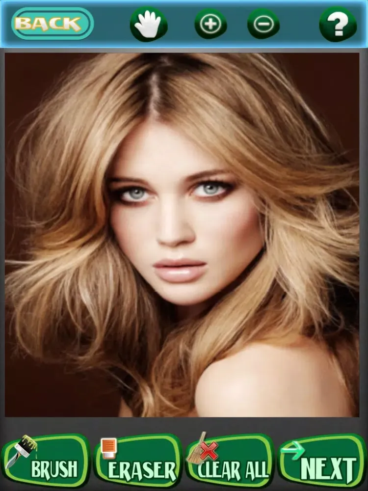 ภาพหน้าจอของ Color your hair - the ultimate tools to dye your hair right - Free Edition iPad 
