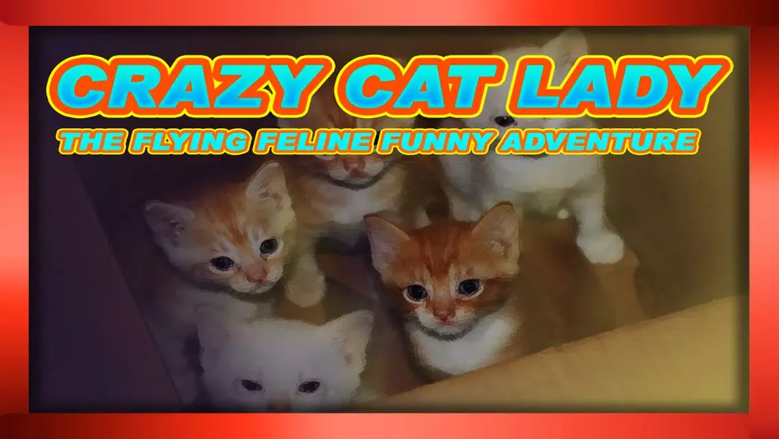 Crazy Cat Lady : The flying feline funny adventure - Free Edition スクリーンショット