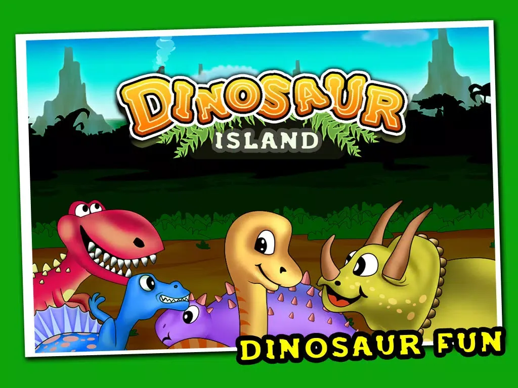 Dinosaur Island - The cute beasts against hunting cavemen - Free Edition iPad  Screenshots