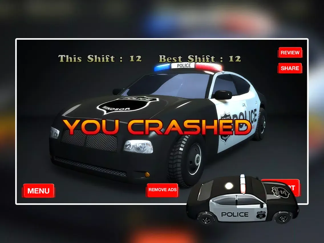 Capturas de tela do Emergency Vehicles 911 Call 2 - The ambulance, firefighter & police crazy race - Free Edition iPad 