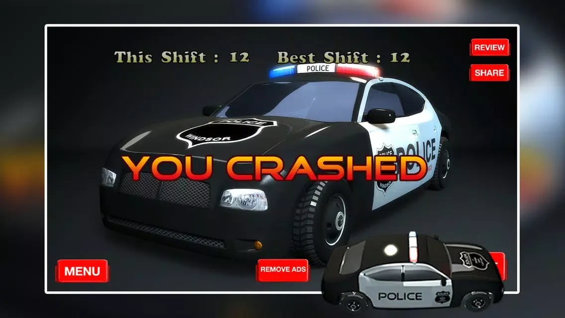 Capturas de tela do Emergency Vehicles 911 Call 2 - The ambulance, firefighter & police crazy race - Free Edition