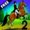 Horse Race Riding Agility Two : The Obstacle Dressage Jumping Contest Act 2 - Free Edition
