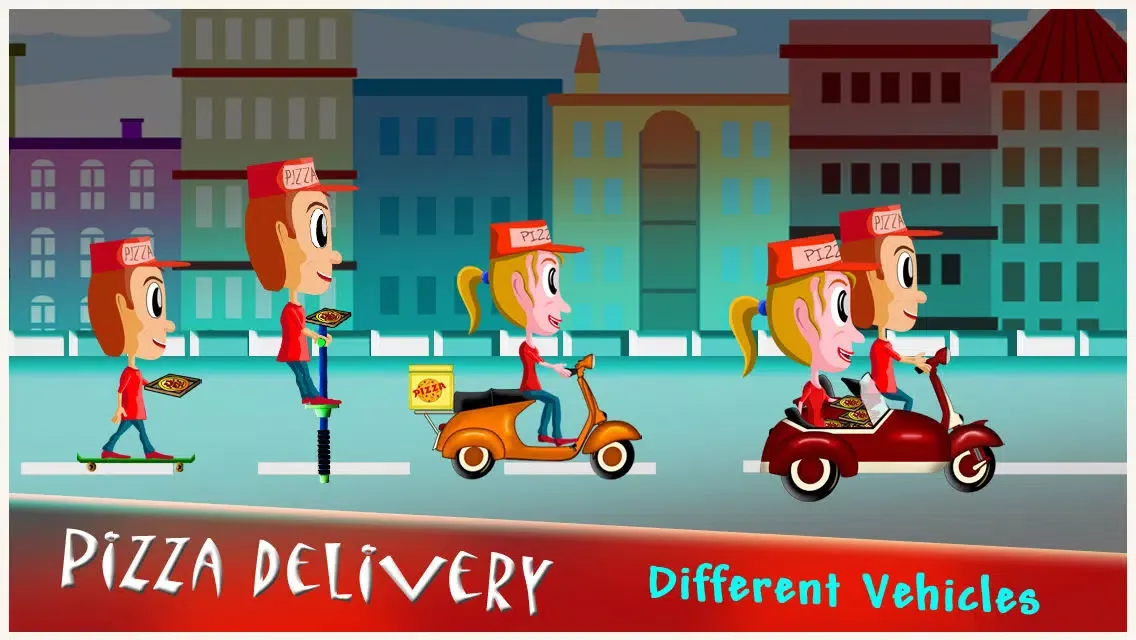 Zrzuty ekranu Pizza Delivery Boy & Girl - Free Edition