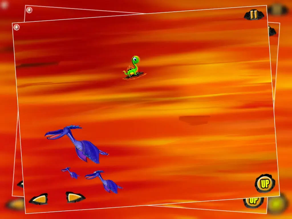 Captures d'écran de Rocking Surf Dinosaur : The Fire Lava River Prehistoric Journey - Free iPad 