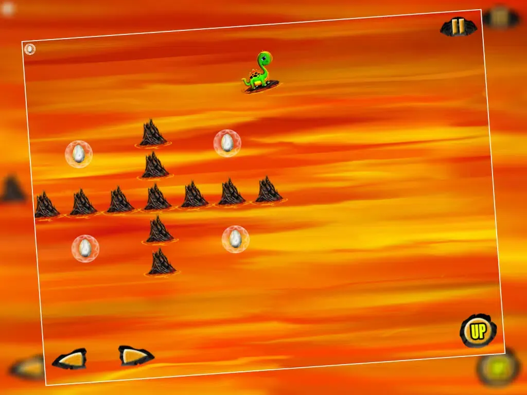 Captures d'écran de Rocking Surf Dinosaur : The Fire Lava River Prehistoric Journey - Free iPad 
