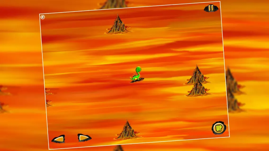 Captures d'écran de Rocking Surf Dinosaur : The Fire Lava River Prehistoric Journey - Free