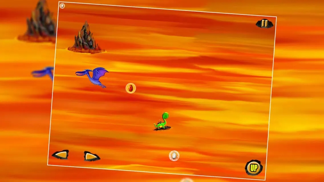 Captures d'écran de Rocking Surf Dinosaur : The Fire Lava River Prehistoric Journey - Free