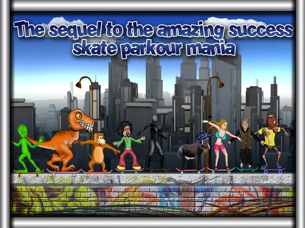 Capturas de pantalla de Skate Parkour Mania 2 : The City Riders - Free Edition iPad 