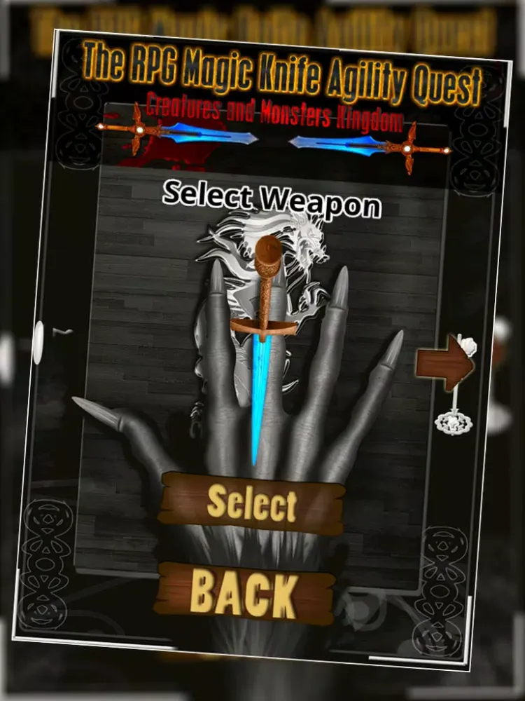 Magic Knife Agility Quest : RPG Creatures and Monsters Hands - Free iPad  Ekran Görüntüleri