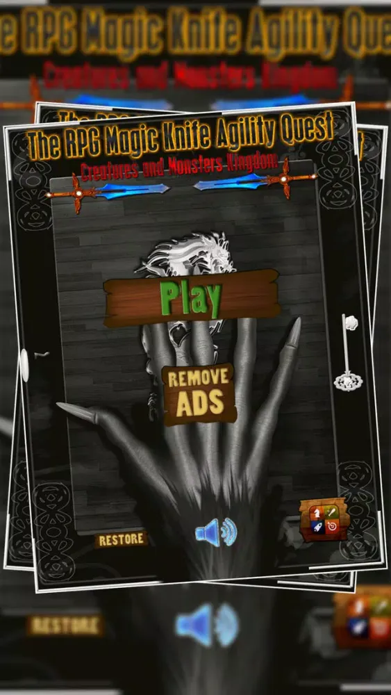 Magic Knife Agility Quest : RPG Creatures and Monsters Hands - Free Ekran Görüntüleri