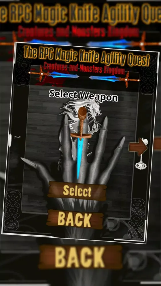Magic Knife Agility Quest : RPG Creatures and Monsters Hands - Free Ekran Görüntüleri